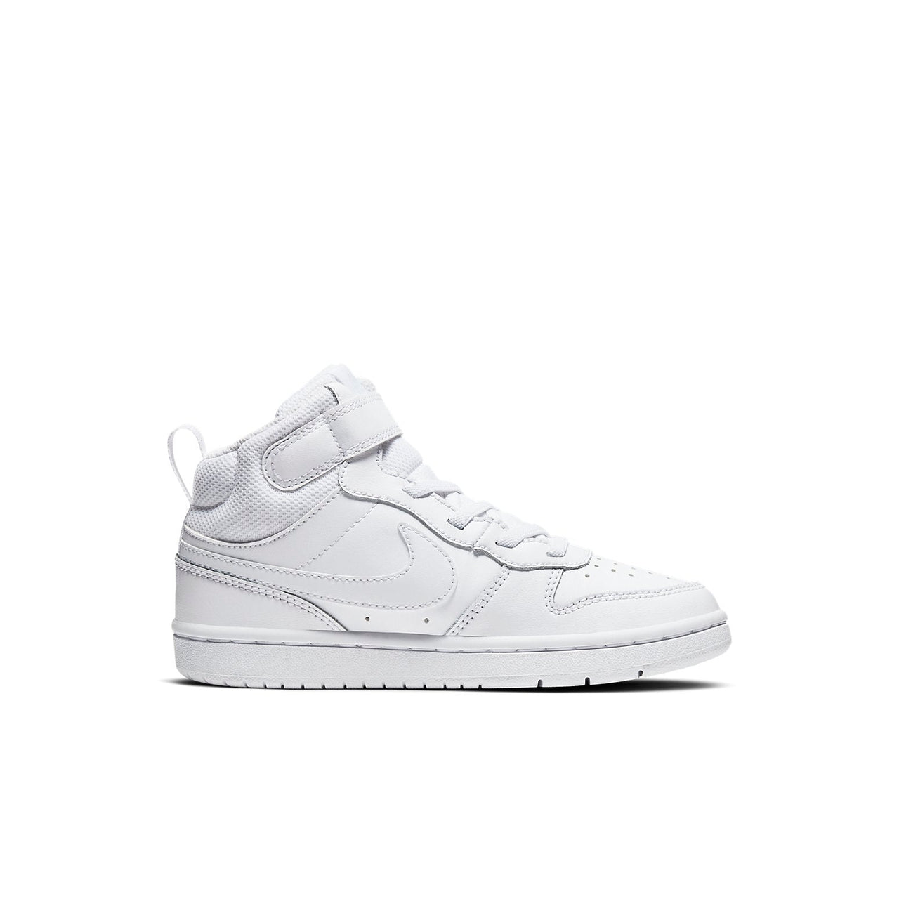 (PS) Nike Court Borough Mid 2Velcro 'Triple White' CD7783-100