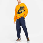 Nike Air x Kim Jones Crossover Logo Printing Fleece Round Neck US Edition Couple Style Orange DD0692-804