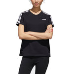 (WMNS) adidas neo ESNTL 3S TEE Sports Short Sleeve Black GJ7948