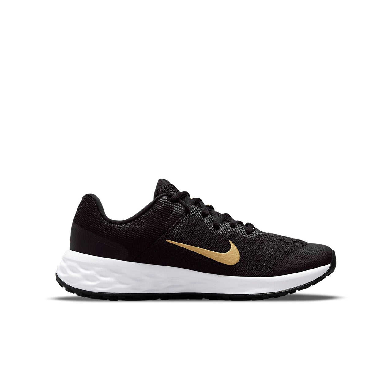 (GS) Nike Revolution 6 'Black Metallic Gold' DD1096-002