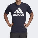 adidas MH BOS Tee Round-neck Short-sleeve Tee Men Dark Blue FT0095