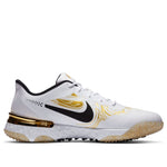 Nike Alpha Huarache Elite 3 Turf Premium 'White Metallic Vivid Gold'' CV3561-101