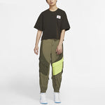 (WMNS) Air Jordan Essentials Boxy Logo Loose Sports Short Sleeve Black CZ4140-010