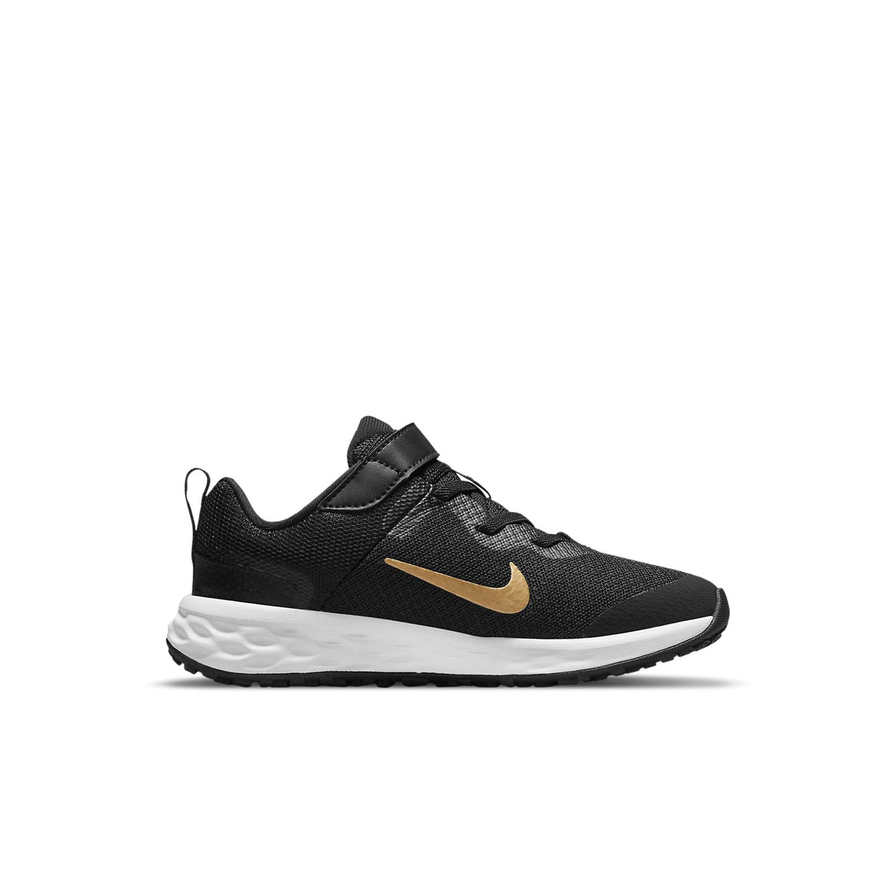 (PS) Nike Revolution 6 'Black Metallic Gold' DD1095-002