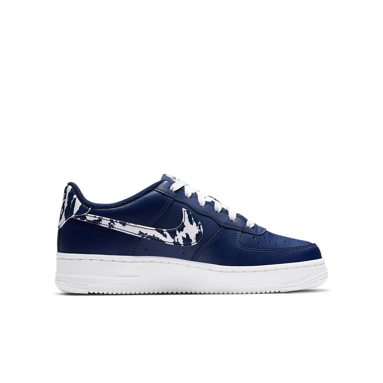 (GS) Nike Air Force 1 LV8 1 'Splatter Swoosh - Blue Void' CZ7878-400