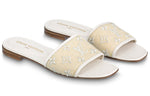 (WMNS) LOUIS VUITTON Revival Flat Mules 'Yellow' 1ABTVW