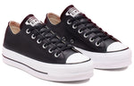 (WMNS) Converse Chuck Taylor All Star Lift Clean Ox 'Black' 561681C