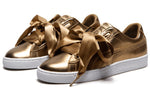 (WMNS) PUMA Basket Heart Luxe Retro Casual Skateboarding Shoes 366730-02