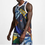 Nike KD HYPER ELITE Durant Basketball Sports Top Men Multi-Colorblock AT3188-495