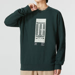 Men's adidas Wj Logo Swt Round Neck Pullover Alphabet Athleisure Casual Sports Green HM2945