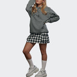 adidas originals x IVY PARK Crossover Plaid Sports Gray HN1567