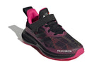 (GS) adidas x LEGO FortaRun X Elastic LACE 'Real Magenta Bricks' G57946