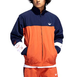 adidas originals Casual Cozy Stand Collar Jacket Blue Colorblock DV3117