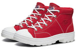 (WMNS) Skechers Roadies High Gang Canvas Shoes Red 74380-RED