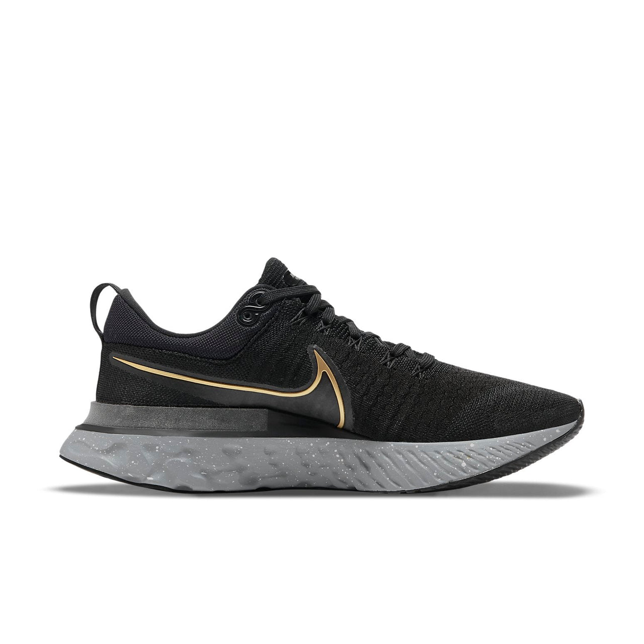 Nike React Infinity Run Flyknit 2 'Black Metallic Gold' CT2357-009
