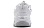 (WMNS) Skechers D'Lite-Looking Glass 'White Grey' 11959-WHT