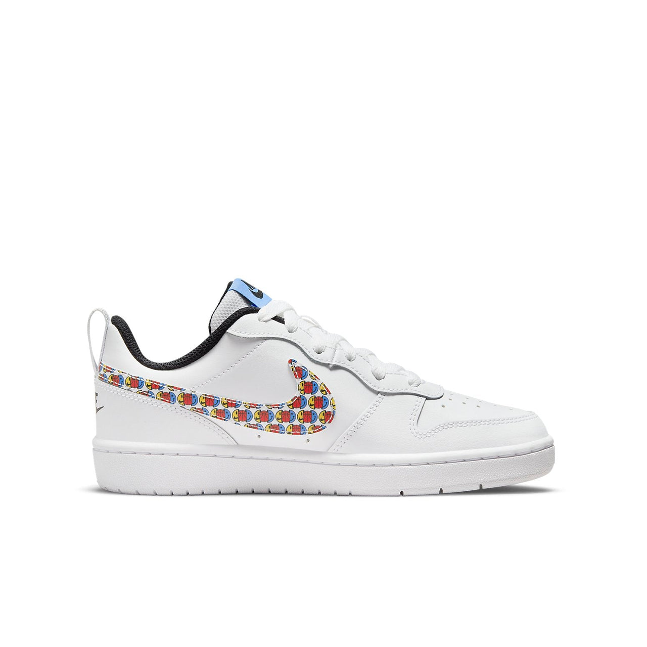 (GS) Nike Court Borough Low 2 SE 'Happy Hoops' DM8096-100