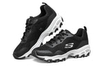 (WMNS) Skechers D Lites 1.0 Low-Top Daddy Shoes Black/White 896002-BKW