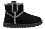 (WMNS) UGG Classic Mini Spill Seam Fleece Lined Black 1100211-BLK