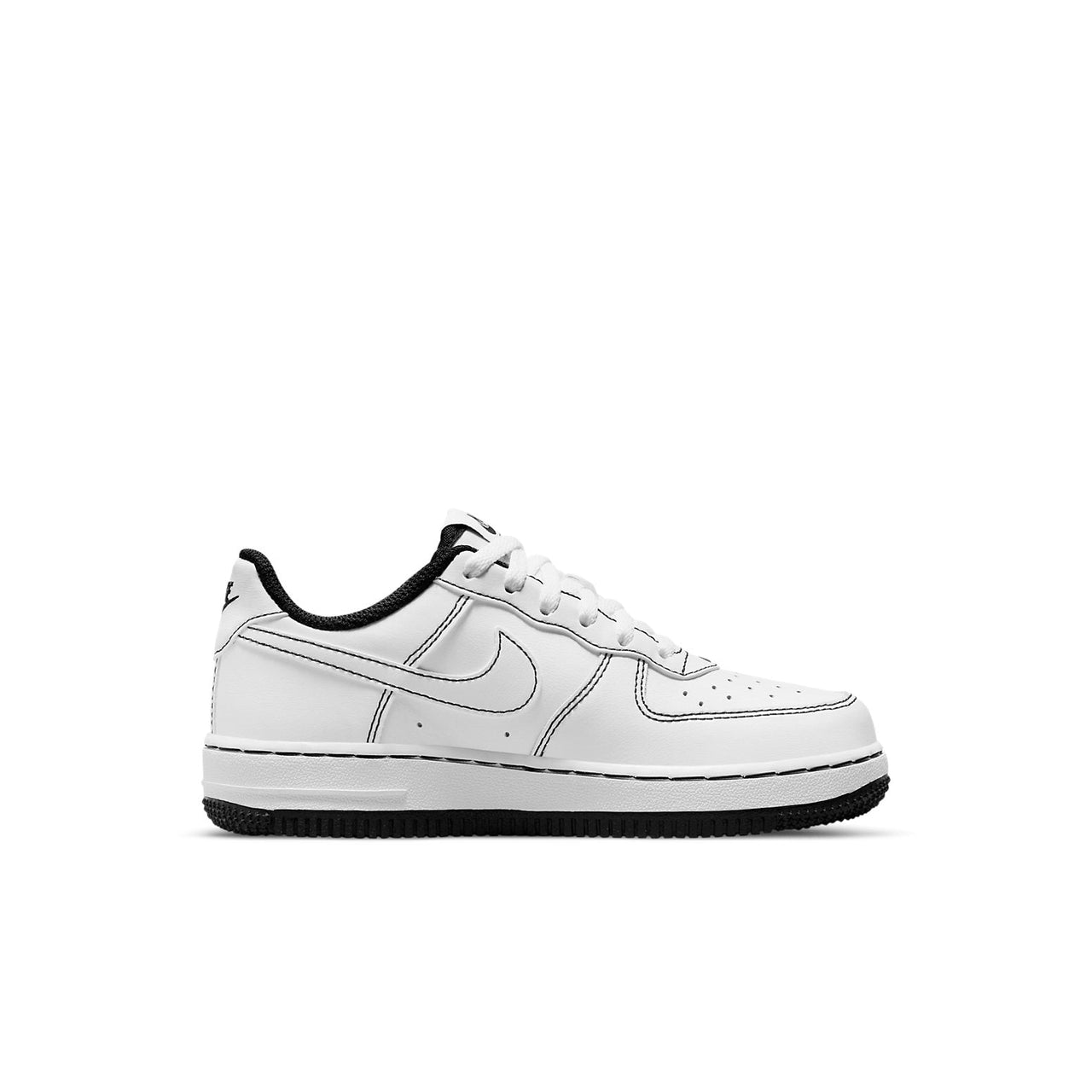 (PS) Nike Force 1 'Contrast Stitch - White Black' DC9672-104
