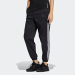 (WMNS) adidas Solid Color Side Stripe Printing Elastic Waistband Sports Pants/Trousers/Joggers Autumn Black HE9993