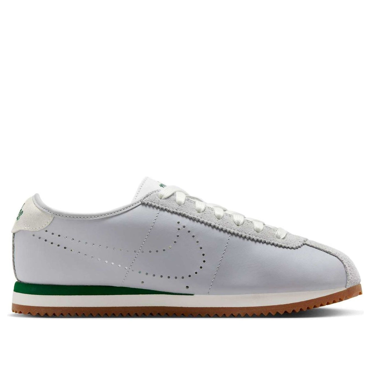 (WMNS) Nike Cortez Leather 'Wolf Grey Summit White Green Gum' HQ1841-001