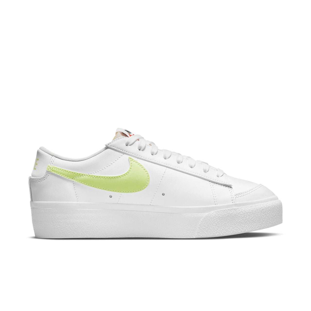 (WMNS) Nike Blazer Low Platform 'White Light Lemon Twist' DJ0292-102