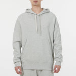 Men's Nike Sportswear French Terry Embroidered Logo Solid Color Light Grey DA0024-050