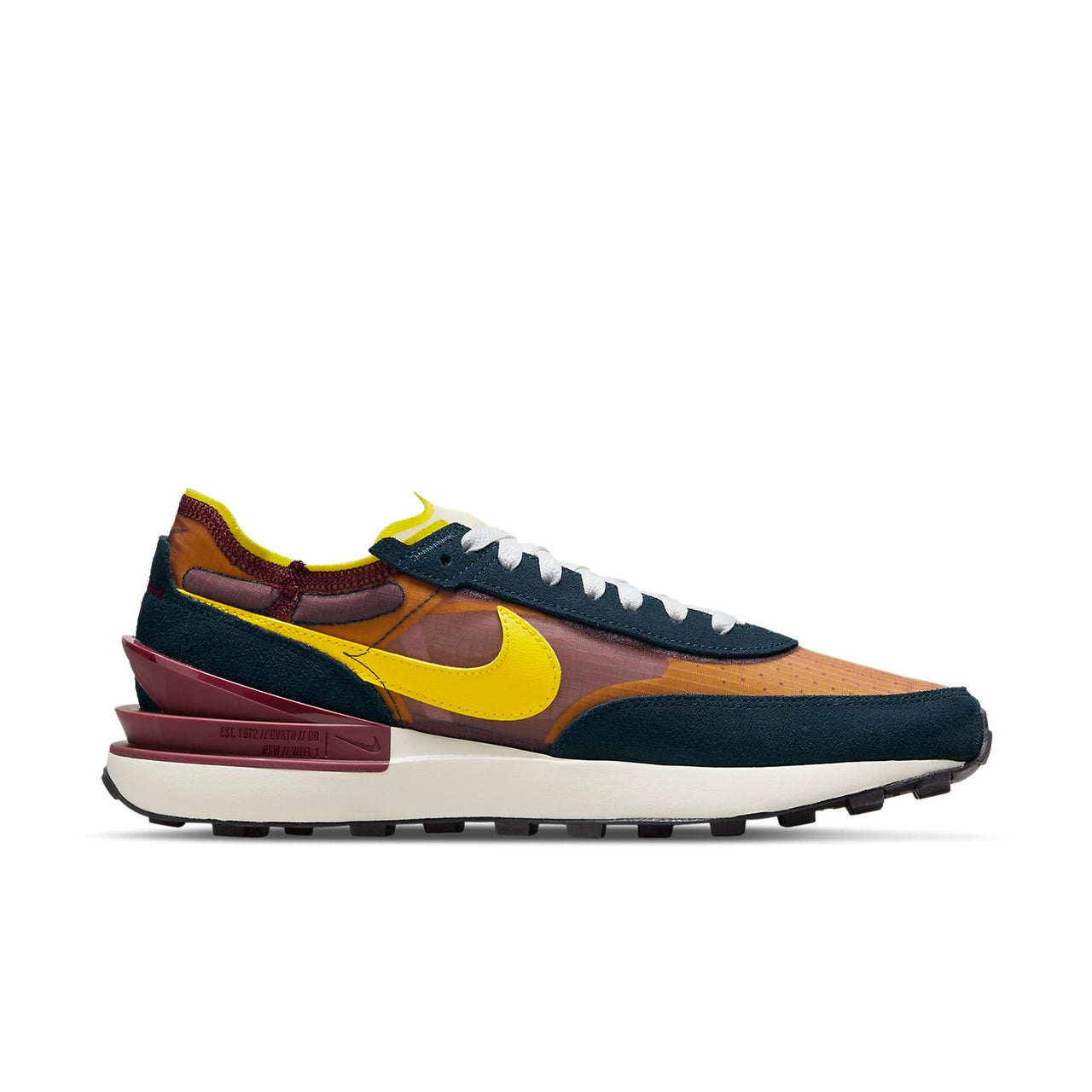 Nike Waffle One SE 'Dark Beetroot Yellow Strike' DD8014-600
