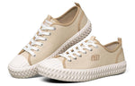 (WMNS) Skechers Street Trax Low-Top Canvas Shoes White 155382-OFWT