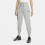 (WMNS) Nike Sportswear Tech Fleece Zipper Slim Fit Bundle Feet Sports Pants/Trousers/Joggers Dark Grey CW4293-063