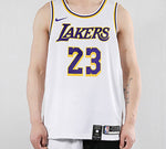 Nike NBA Los Angeles Lakers LeBron James No. 23 Jersey White AA7101-111