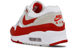 (WMNS) Nike Air Max 90/1 'White University Red' AQ1273-100