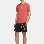 Men's Air Jordan Jumpman Dfct Ss Crew Round Neck Short Sleeve Small Red T-Shirt CW5191-631