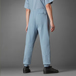 Men's adidas originals Logo Solid Color Bundle Feet Sports Pants/Trousers/Joggers Blue HD4817