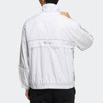 adidas neo Stand Collar Sports Jacket White H59455