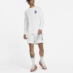 Nike MENS Embroidered 3 Hook Logo Crew-neck White DD0883-100