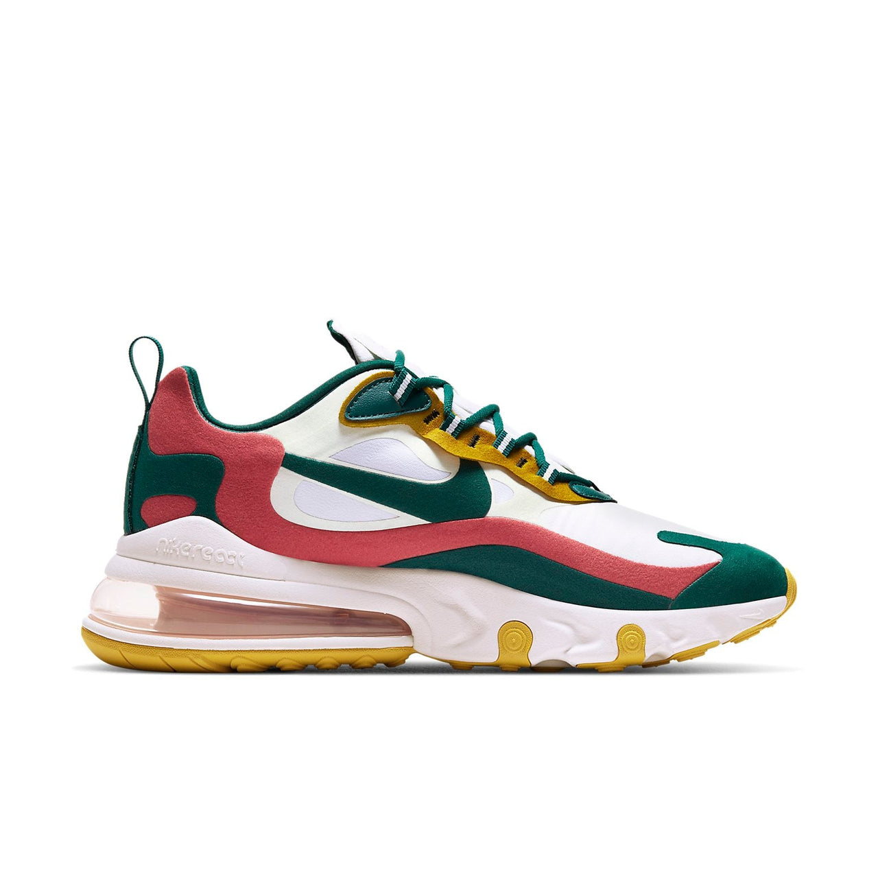 Nike Air Max 270 React 'White Turquoise Yellow' CT1264-103