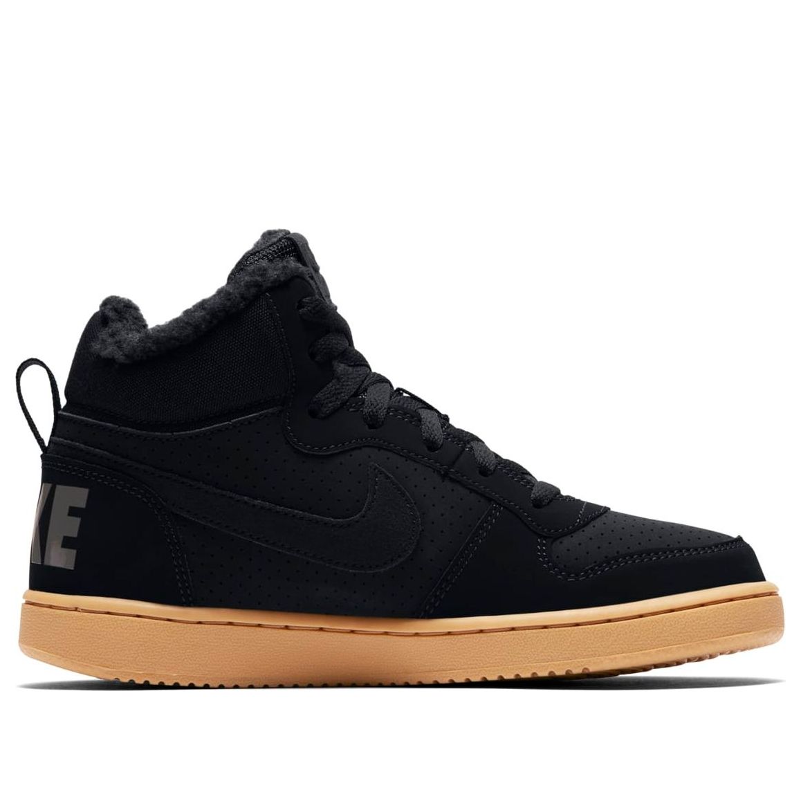 (GS) Nike Court Borought Mid Winter 'Black Gum' AA3458-002