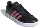 (WMNS) adidas neo Grand Court 'Black Pink' FW0798