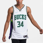 Nike Dri-FIT NBA Basketball Sports Milwaukee Bucks Giannis No.34 Vest 'White' DB4035-100