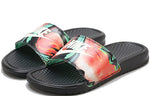 (WMNS) Nike Benassi JDI Print 'Black Floral' 618919-019
