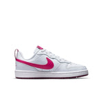(GS) Nike Court Borough Low 2 'Pure Platinum Pink Prime' BQ5448-015