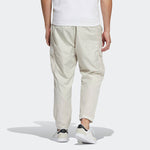 Men's adidas neo Solid Color Multiple Pockets Woven Bundle Feet Sports Pants/Trousers/Joggers Bauxite Brown HM7429