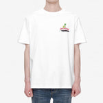 Men's Vans Asian Artist Crossover Series Printing Short Sleeve White VN0A4RAYWHT