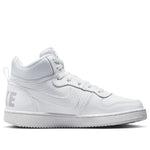 (GS) Nike Court Borough Mid 'Summit White Grey' 839977-100