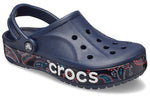 Crocs Bayaband Printing Sandals Unisex Blue 206233-410