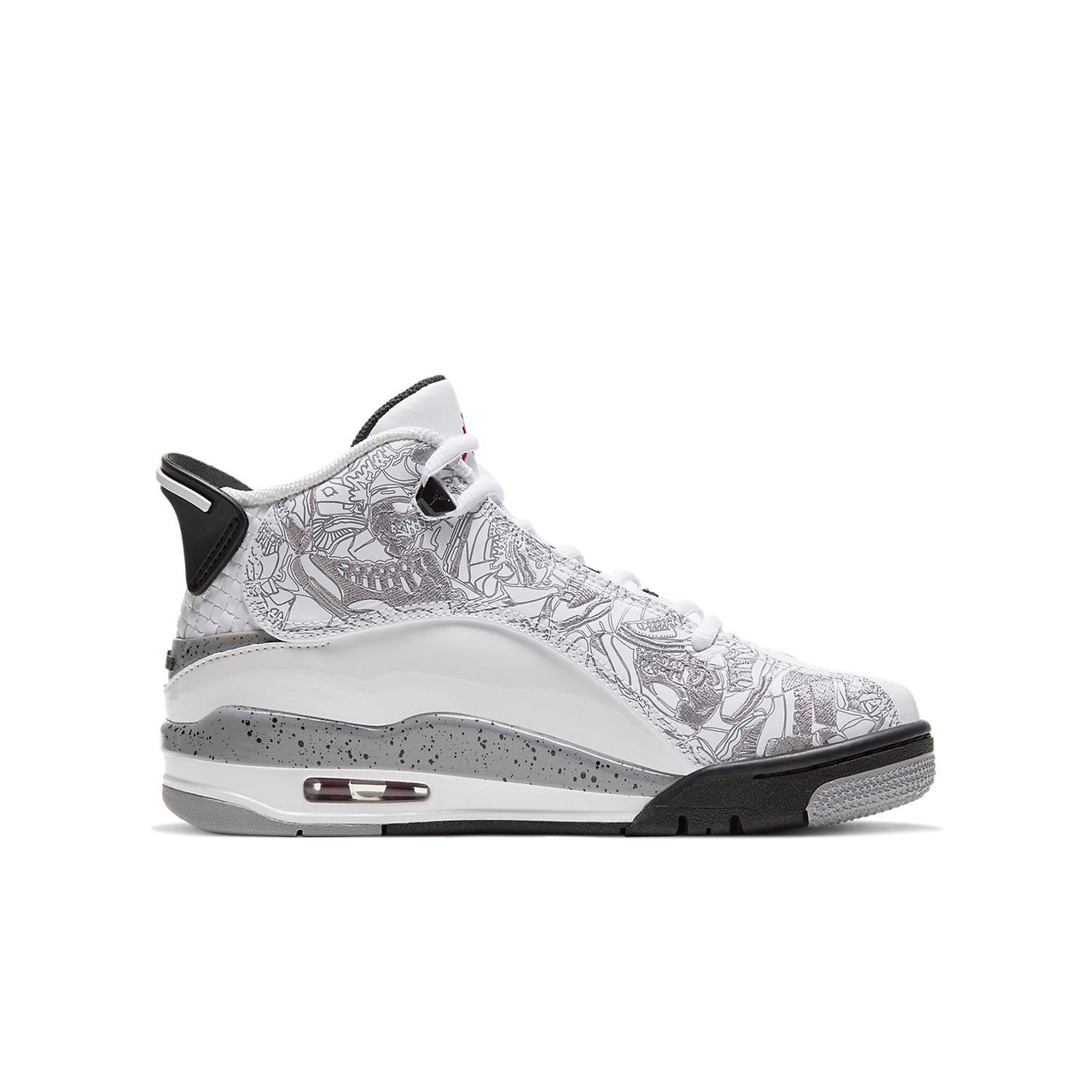 (GS) Air Jordan Dub Zero 'White Cement' 311047-105