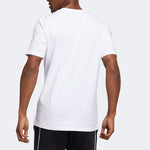 Men's adidas Cartoon Printing Basketball Sports Short Sleeve White T-Shirt HS4329