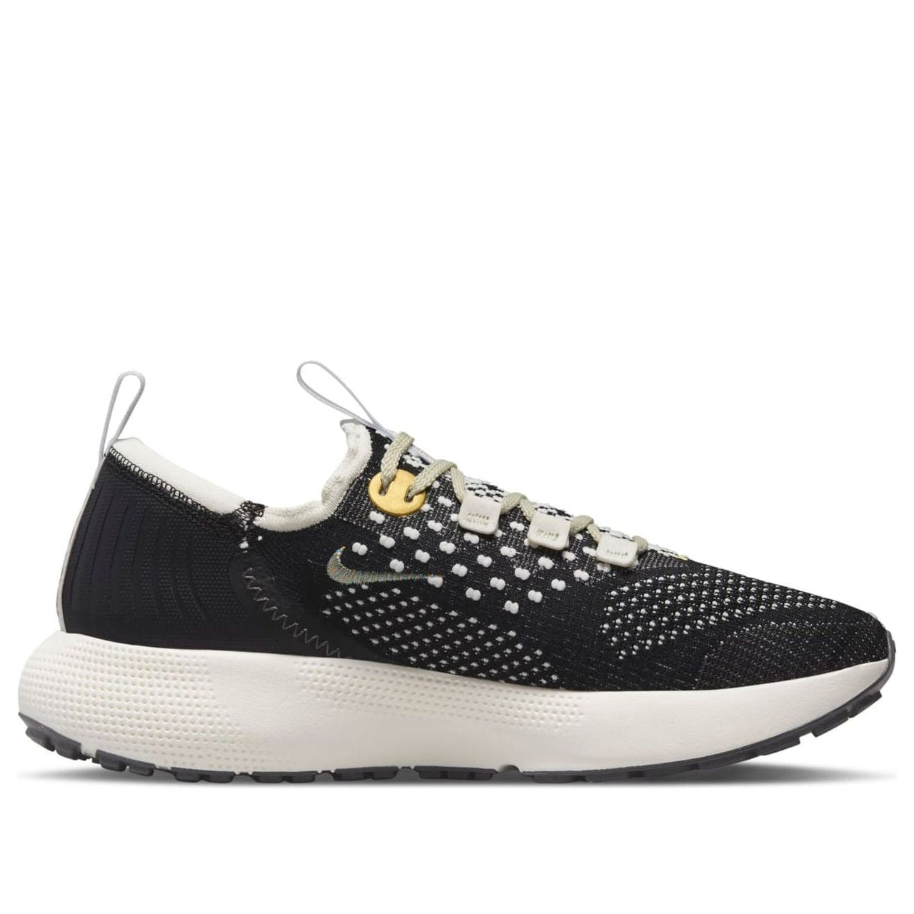 (WMNS) Nike React Escape Run Flyknit 'Black Metallic Vivid Gold' DC4269-002